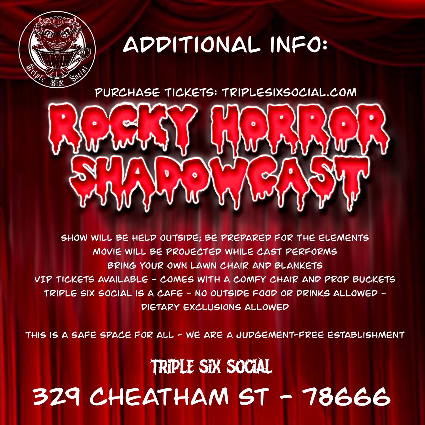 Rocky Horror Picture Show - Shadowcast! October 31st, 2025