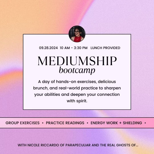 Mediumship Bootcamp - September 28th 2024