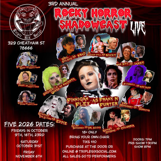 Rocky Horror Picture Show - Shadowcast! Oct 16th, 2026