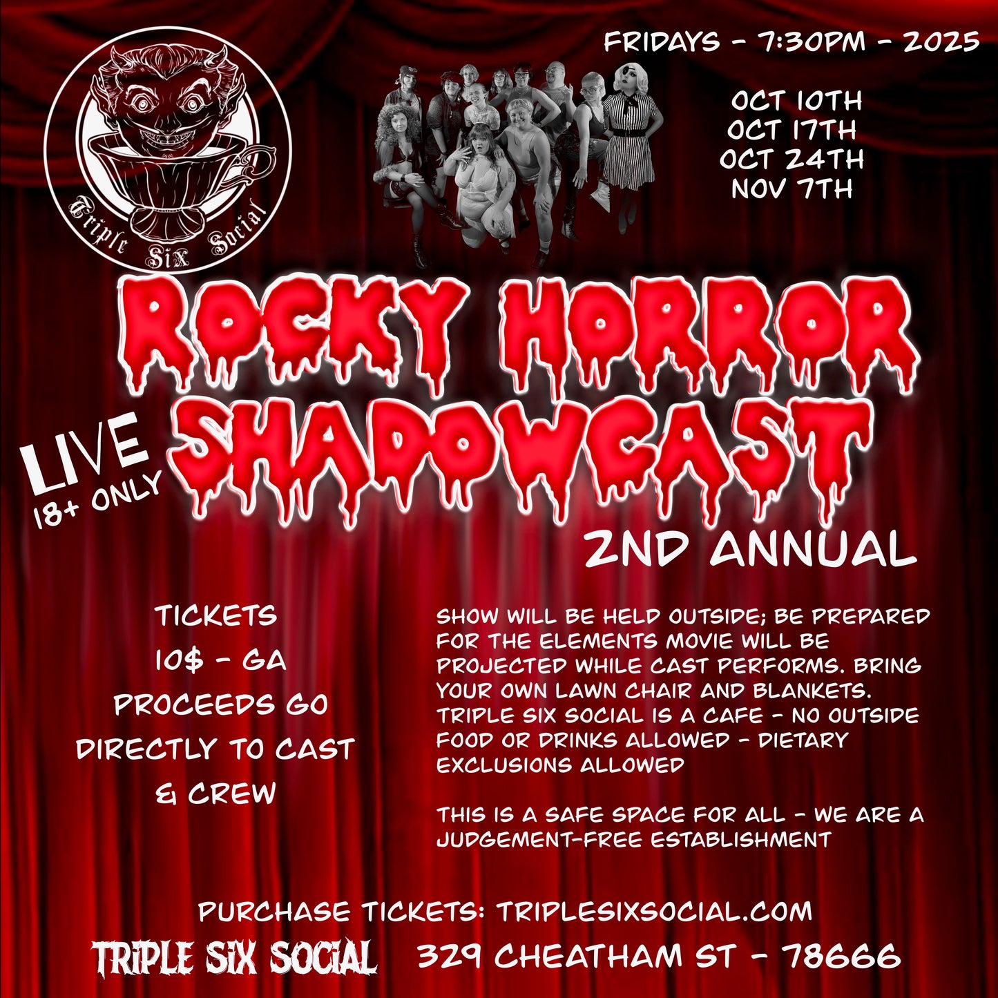 Rocky Horror Picture Show - Shadowcast! Nov 7th, 2025