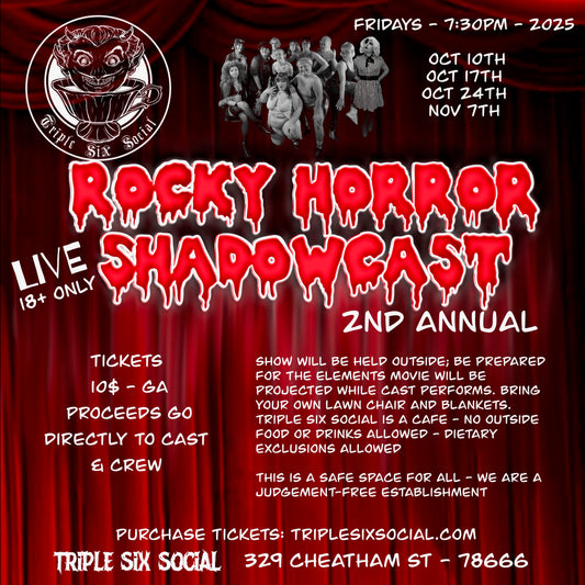 Rocky Horror Picture Show - Shadowcast! October 24th, 2025